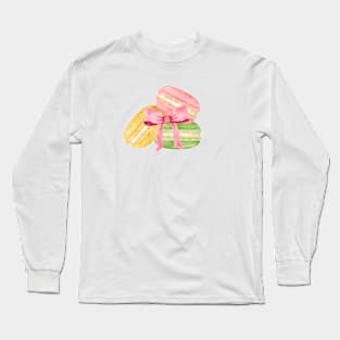 Three Macarons Long Sleeve T-Shirt